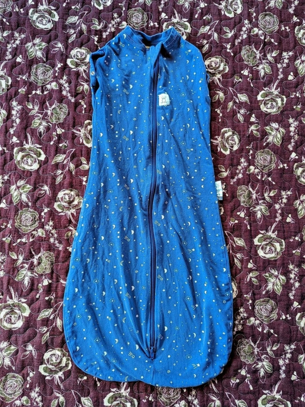 ergopouch Cocoon Swaddle Sack 0.2 TOG Blue Baby 6 - 12 Months